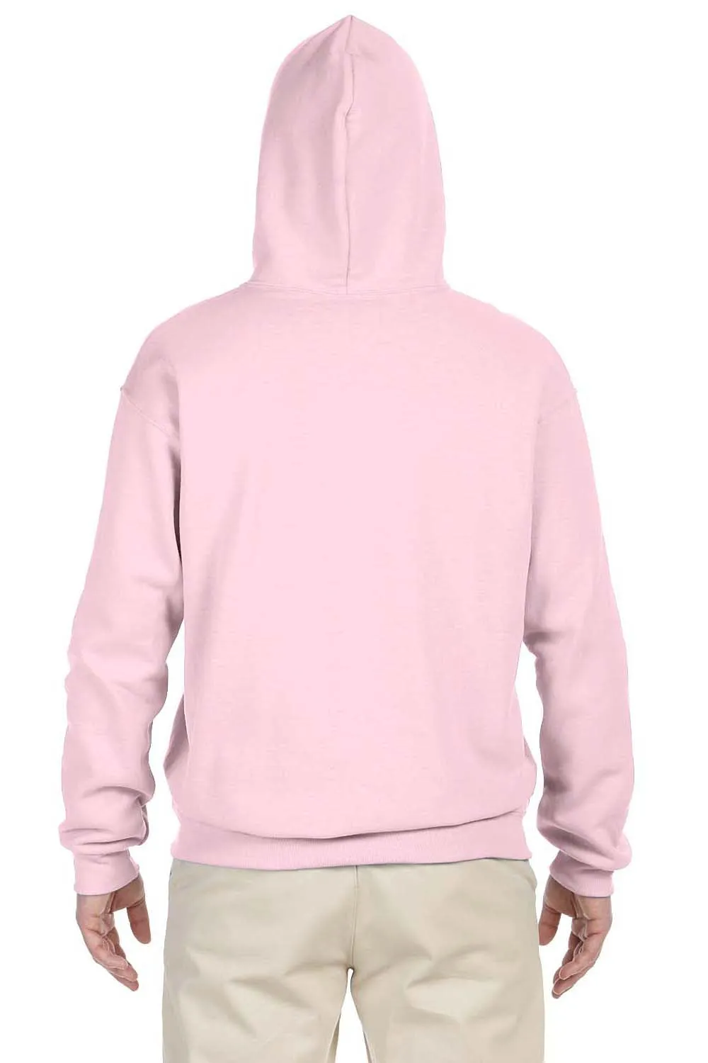 Jerzees pour Hommes Pull à Capuche en Polaire NuBlend Résistant aux Boules de Peluche avec Poche Kangourou - Rose Classique