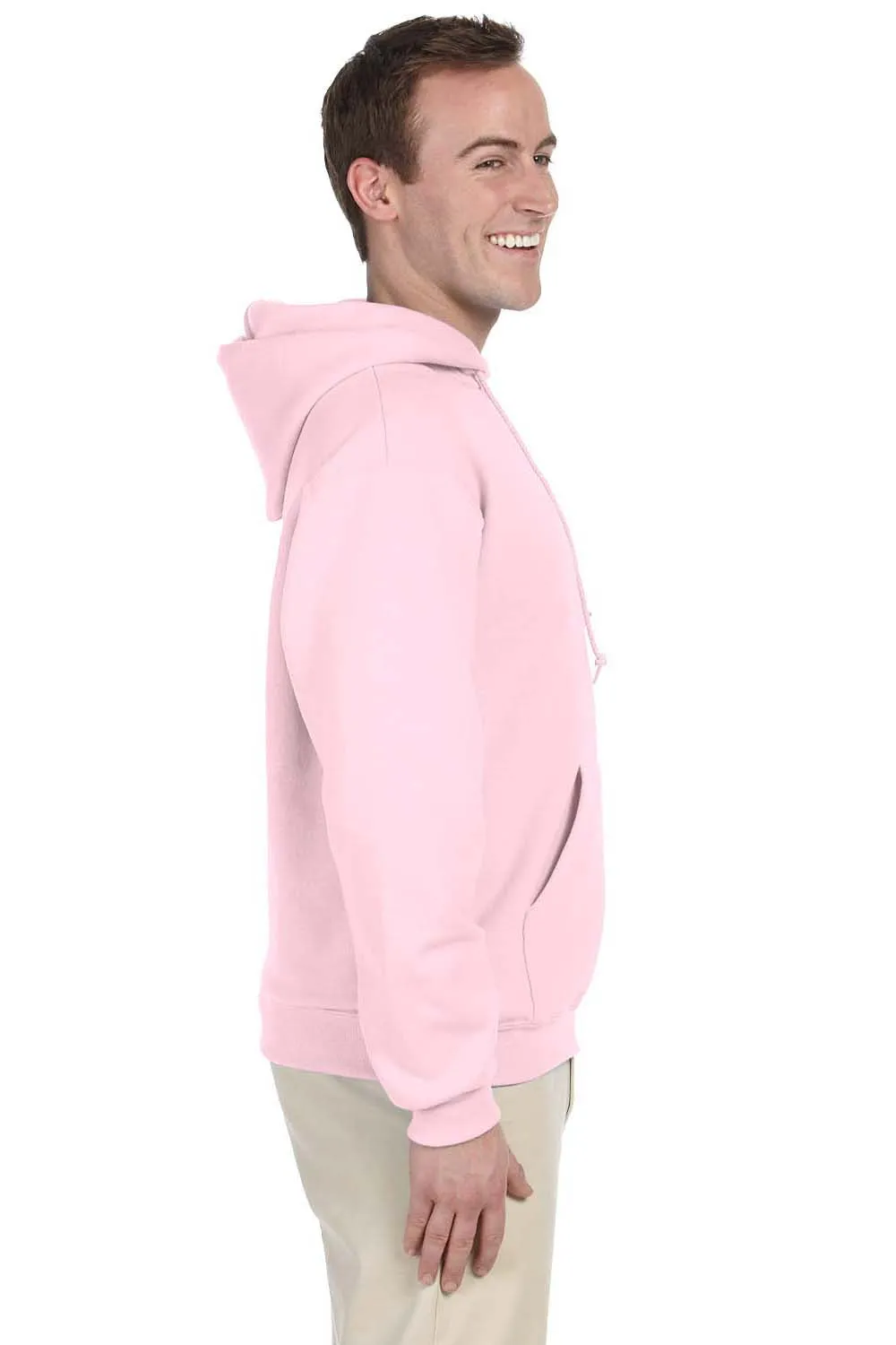 Jerzees pour Hommes Pull à Capuche en Polaire NuBlend Résistant aux Boules de Peluche avec Poche Kangourou - Rose Classique