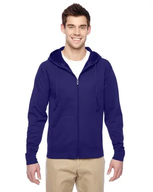 Jerzees PF93MR Adulte 6 oz. Sweat à capuche DRI-POWER SPORT à fermeture éclair complète