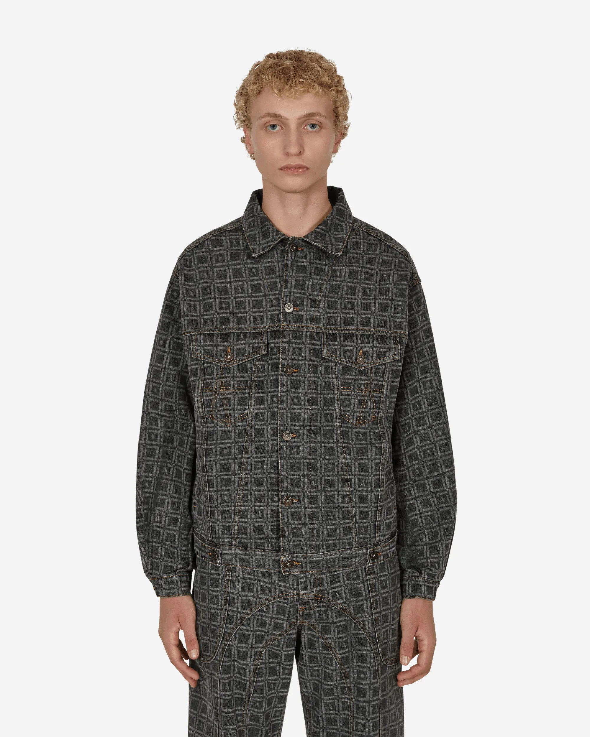 Veste en jean Kalonji Gris