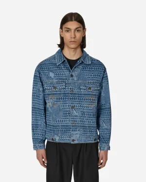 Veste en denim Kampala Bleue