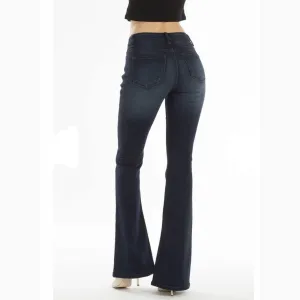Jean Dark Flare pour Femme KanCan