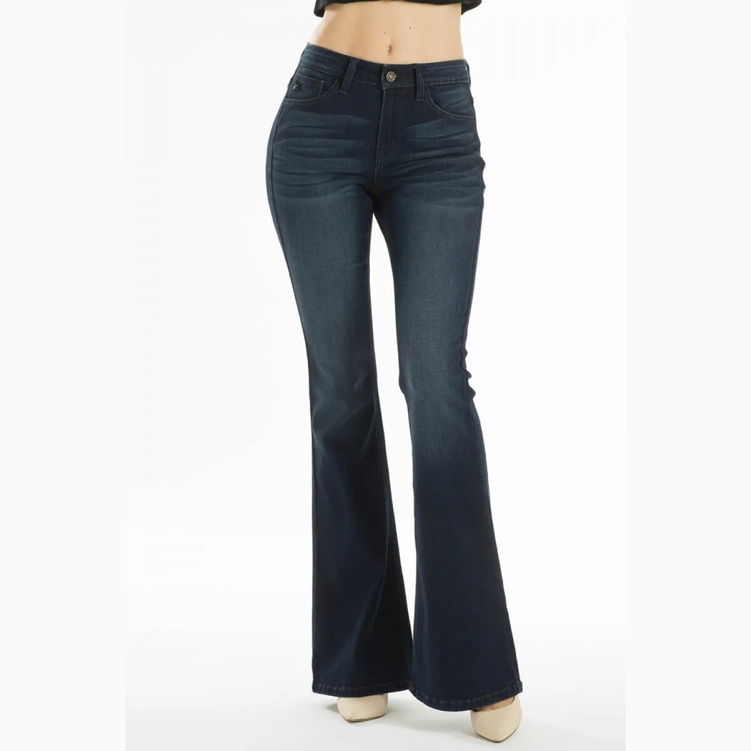Jean Dark Flare pour Femme KanCan