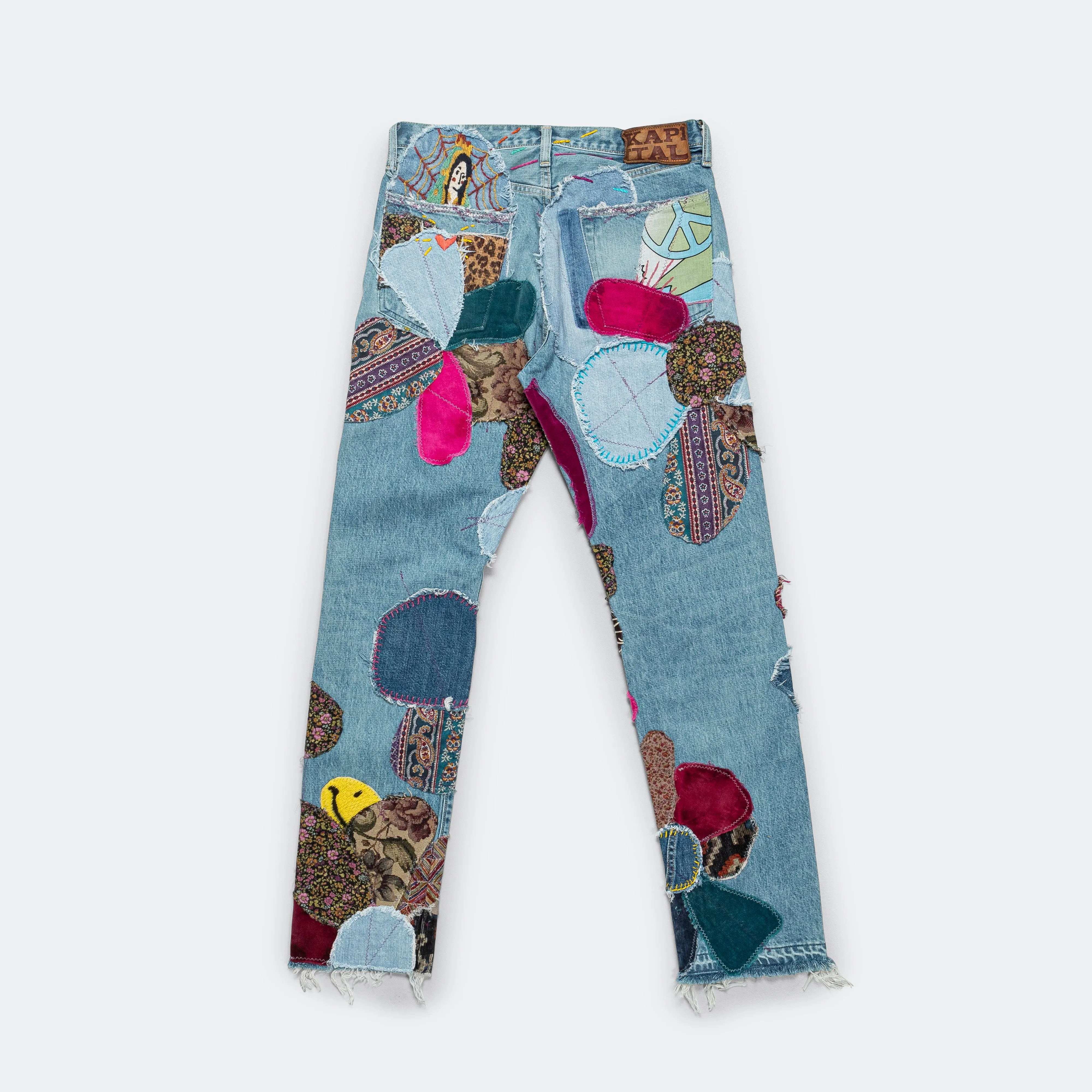 Kapital Clothing Denim 14oz CRAZY EL PASO 5P MONKEY CISCO (HIPPIE) - Pro
