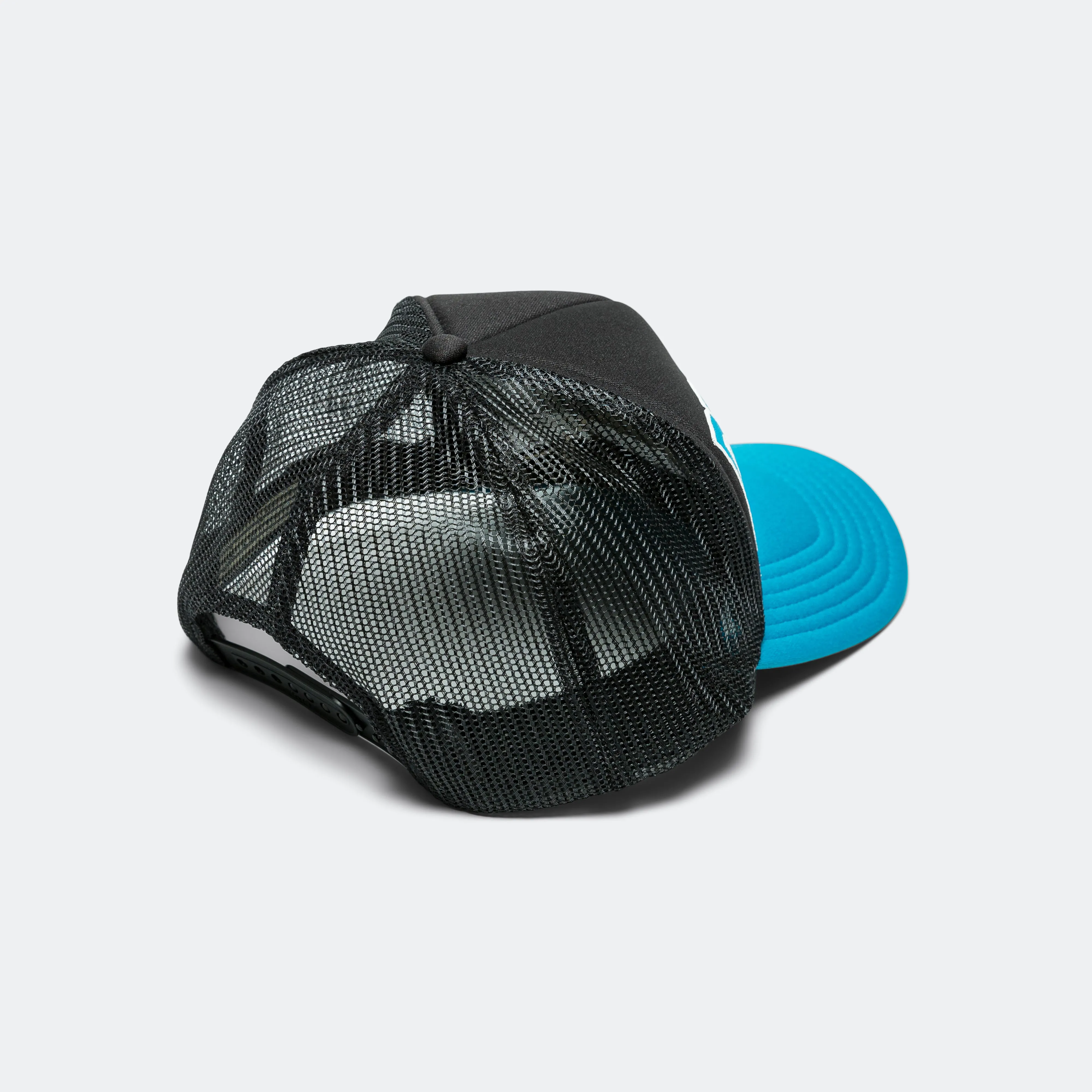 Casquette trucker Kapital Clothing DENIM HOMME J'AIME LES CHATS - Noir/Bleu