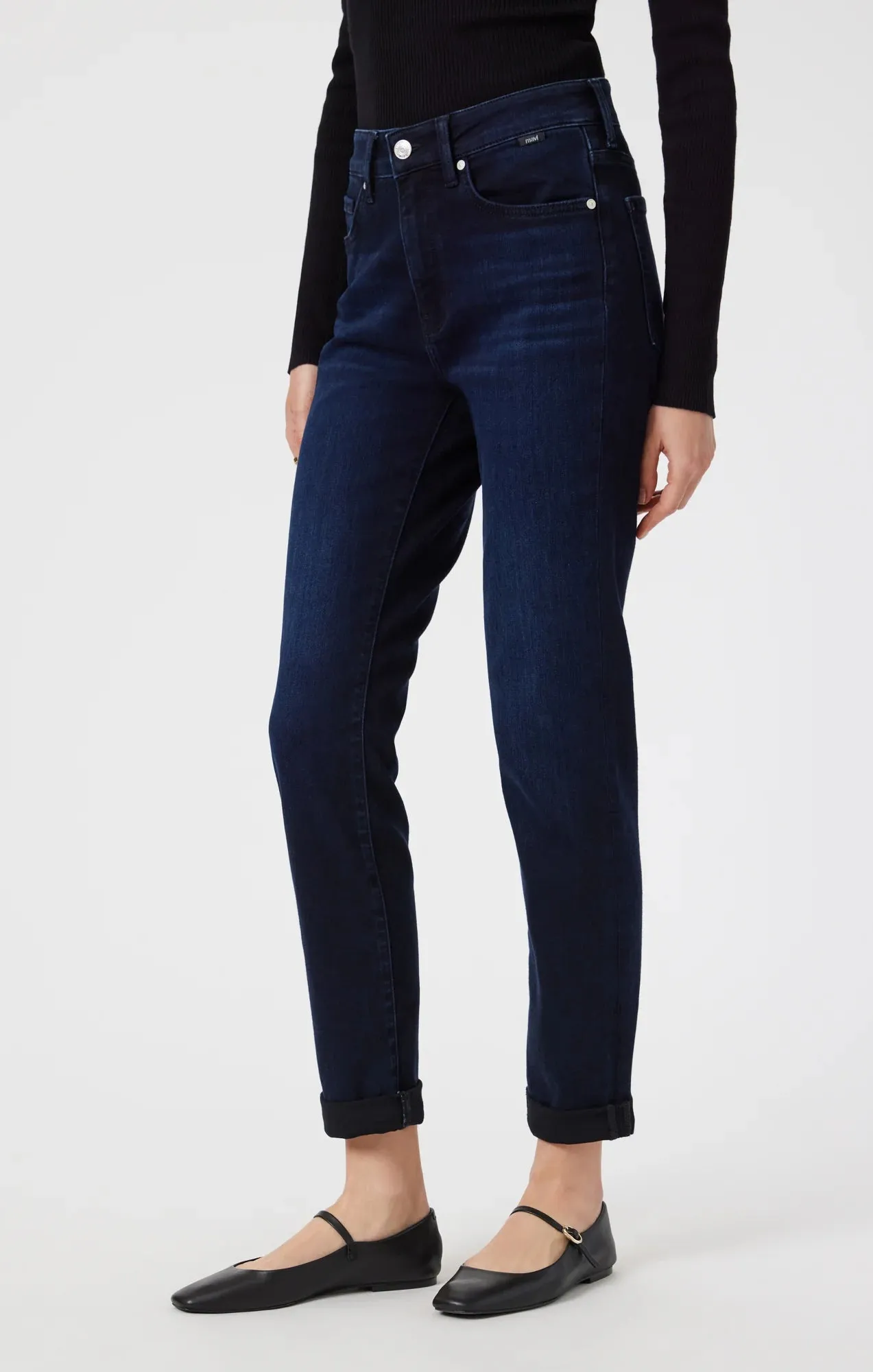 Kathleen Midnight Plume Bleue Vêtements Mavi