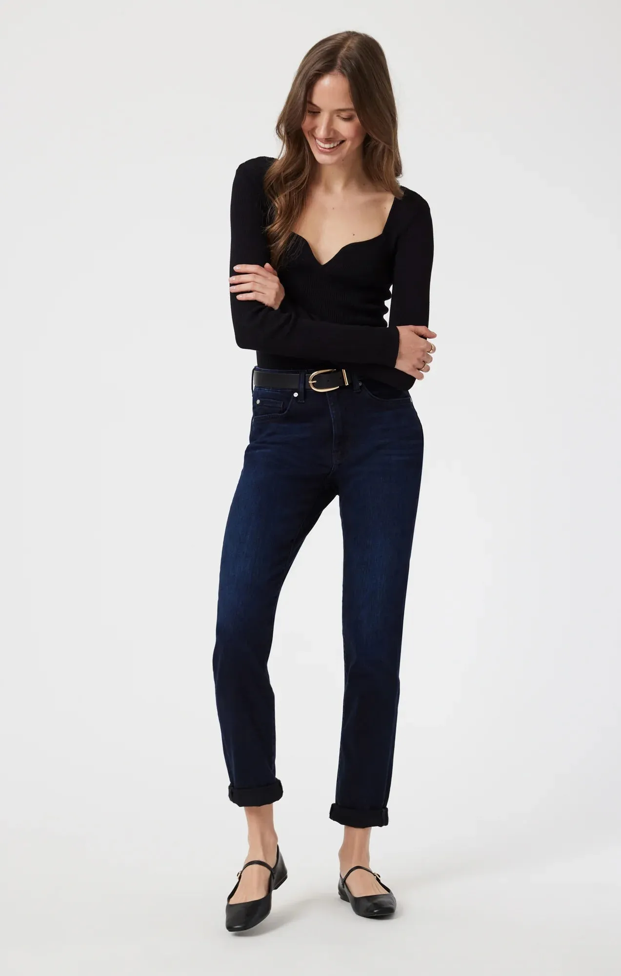 Kathleen Midnight Plume Bleue Vêtements Mavi