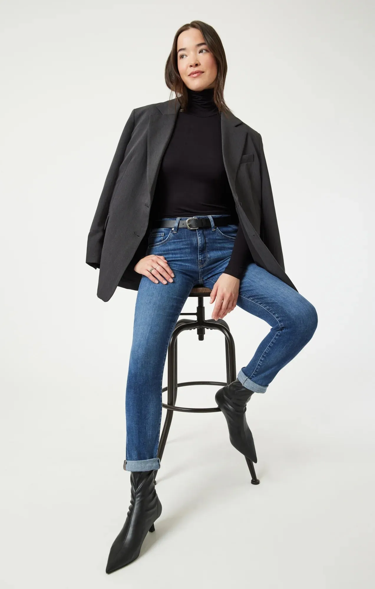 Kathleen Plume Ombrée Bleu Vêtements Mavi