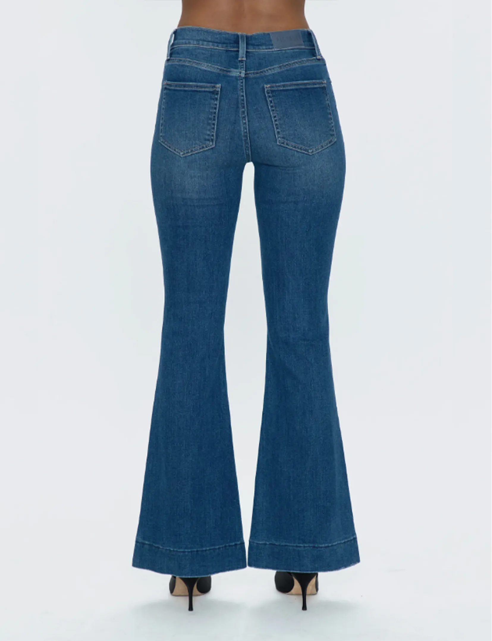 Kinsley Pantalon Ultra Évasé Mi-Hauteur, Avenue Clothing_pistola
