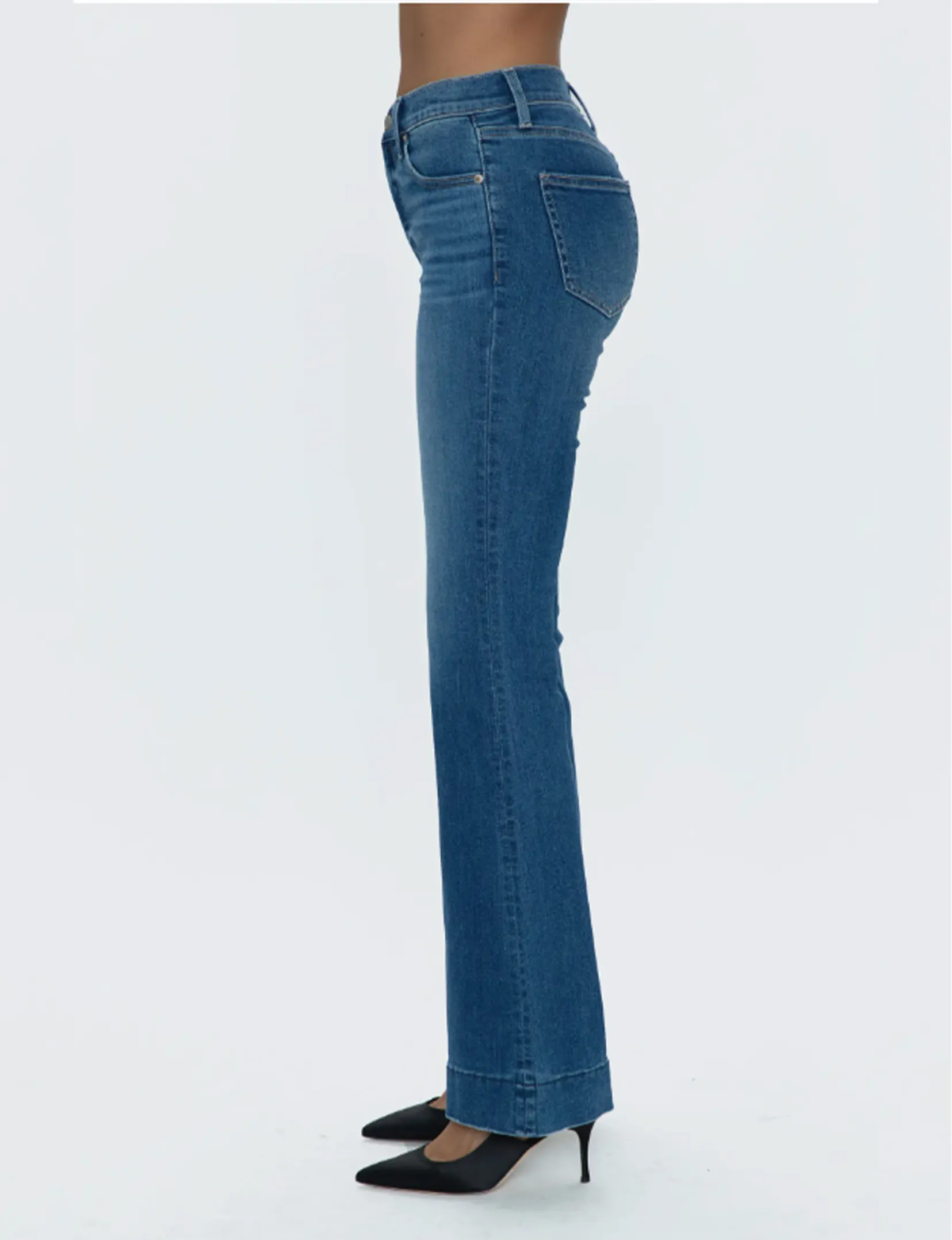 Kinsley Pantalon Ultra Évasé Mi-Hauteur, Avenue Clothing_pistola