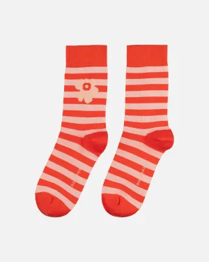 Kioski Kasvaa Chaussettes Unikko One à Rayures Égales Vêtements_Marimekko