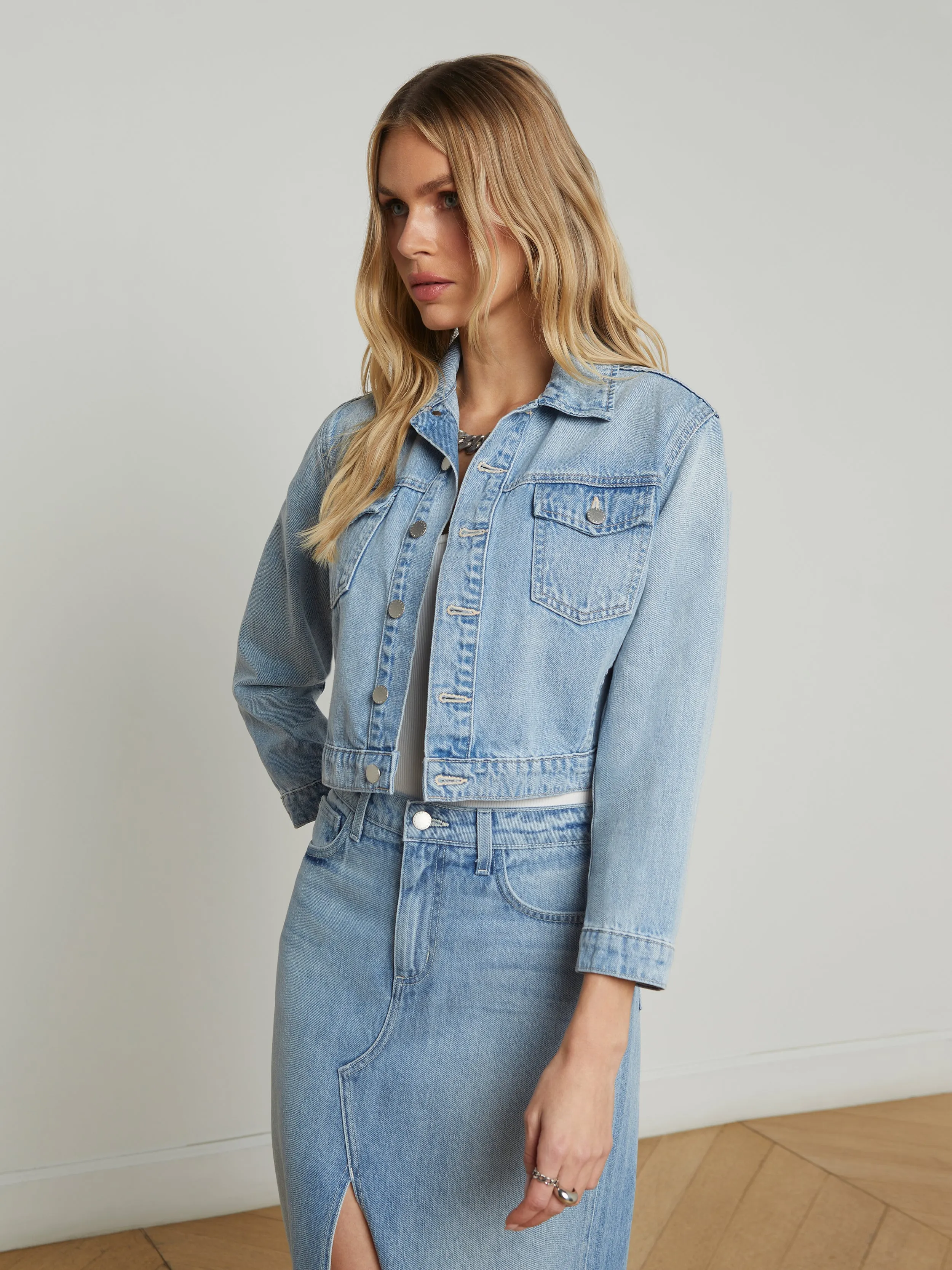 Veste en denim Koda coupée