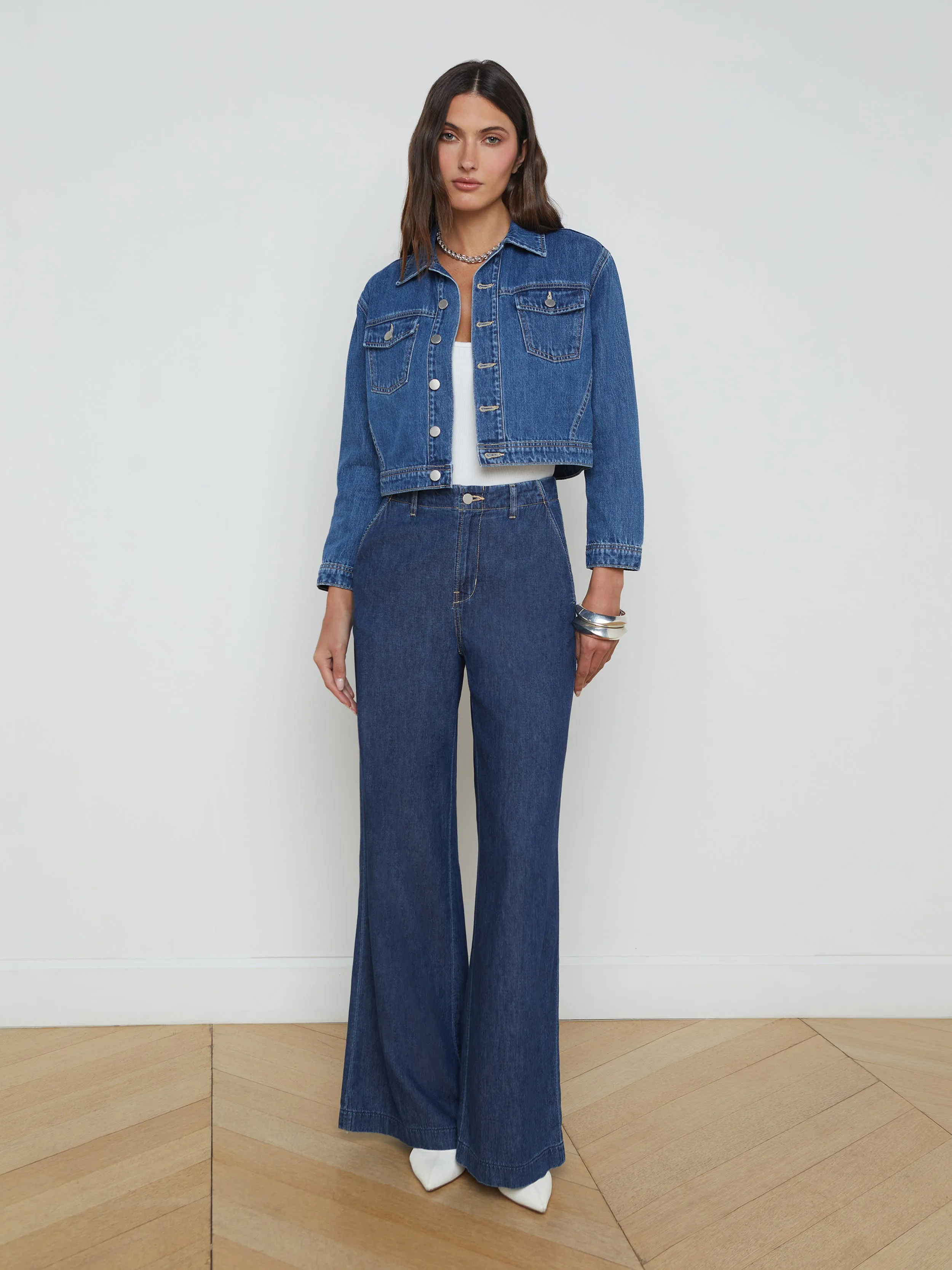 Veste en denim Koda coupée