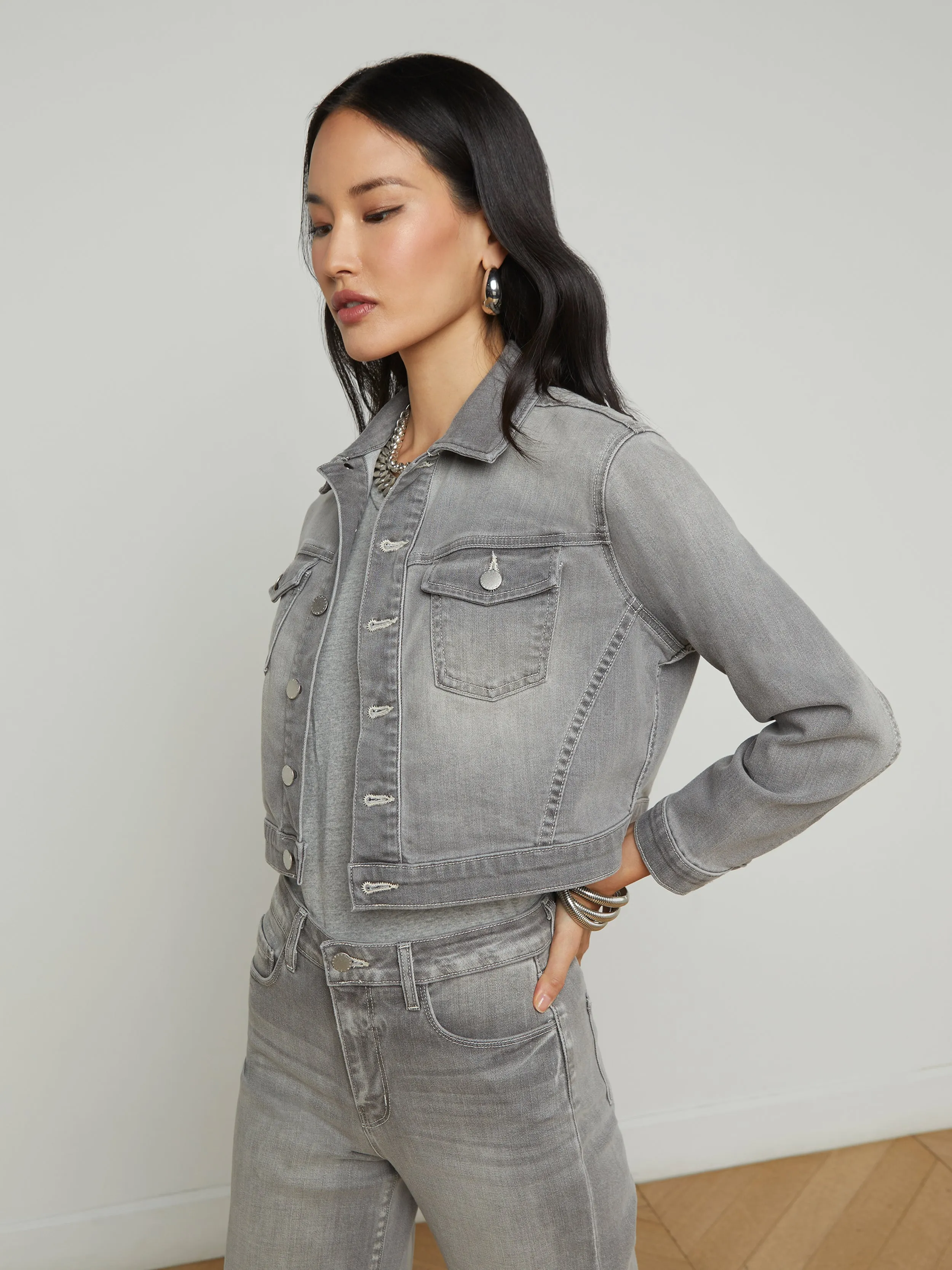 Veste en denim Koda coupée