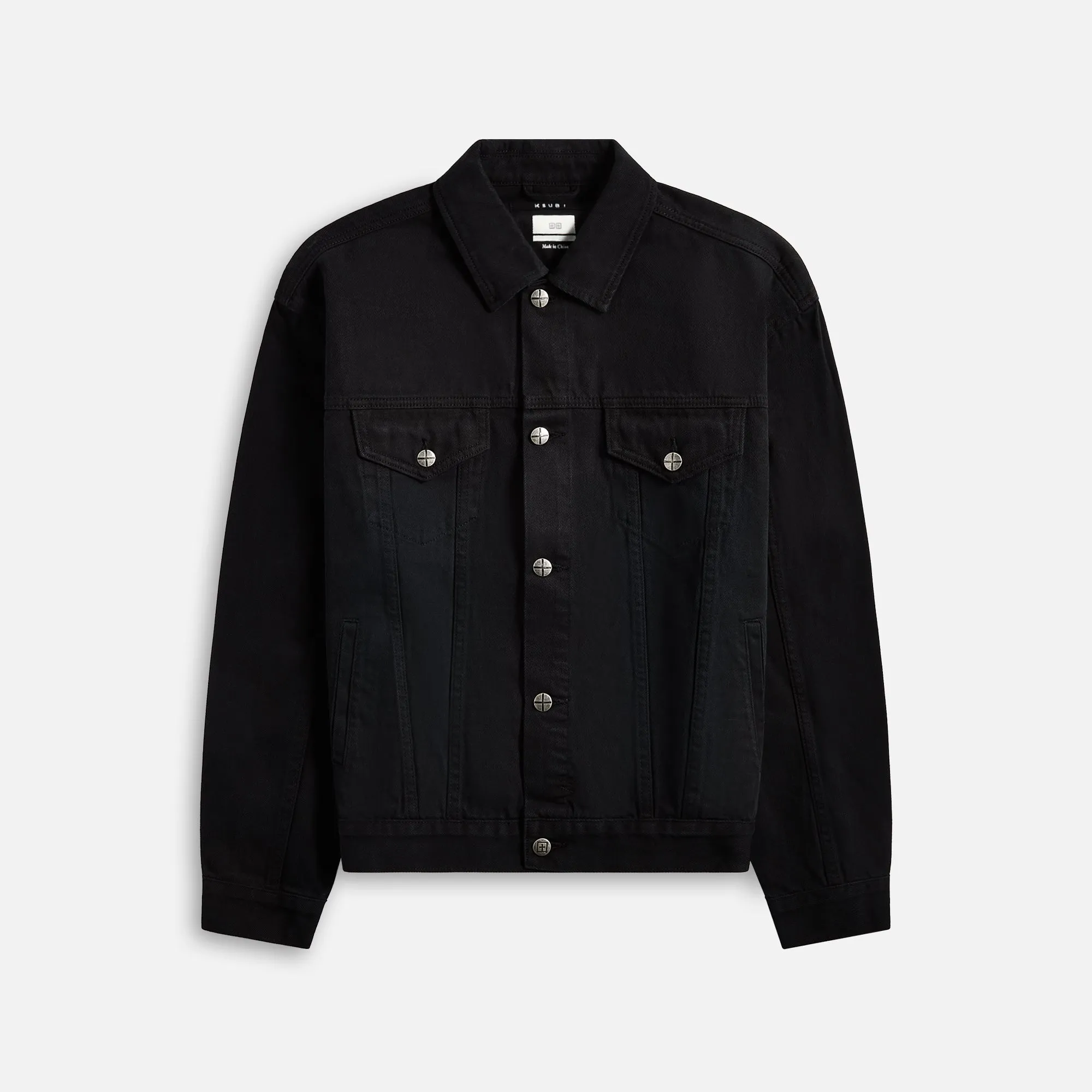 Ksubi Oh G Veste Réplique Eagle Veste en Jean - Noir Vêtements Ksubi