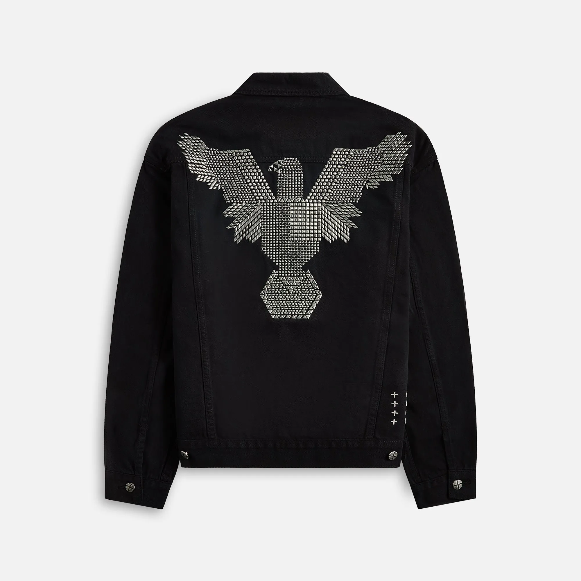 Ksubi Oh G Veste Réplique Eagle Veste en Jean - Noir Vêtements Ksubi