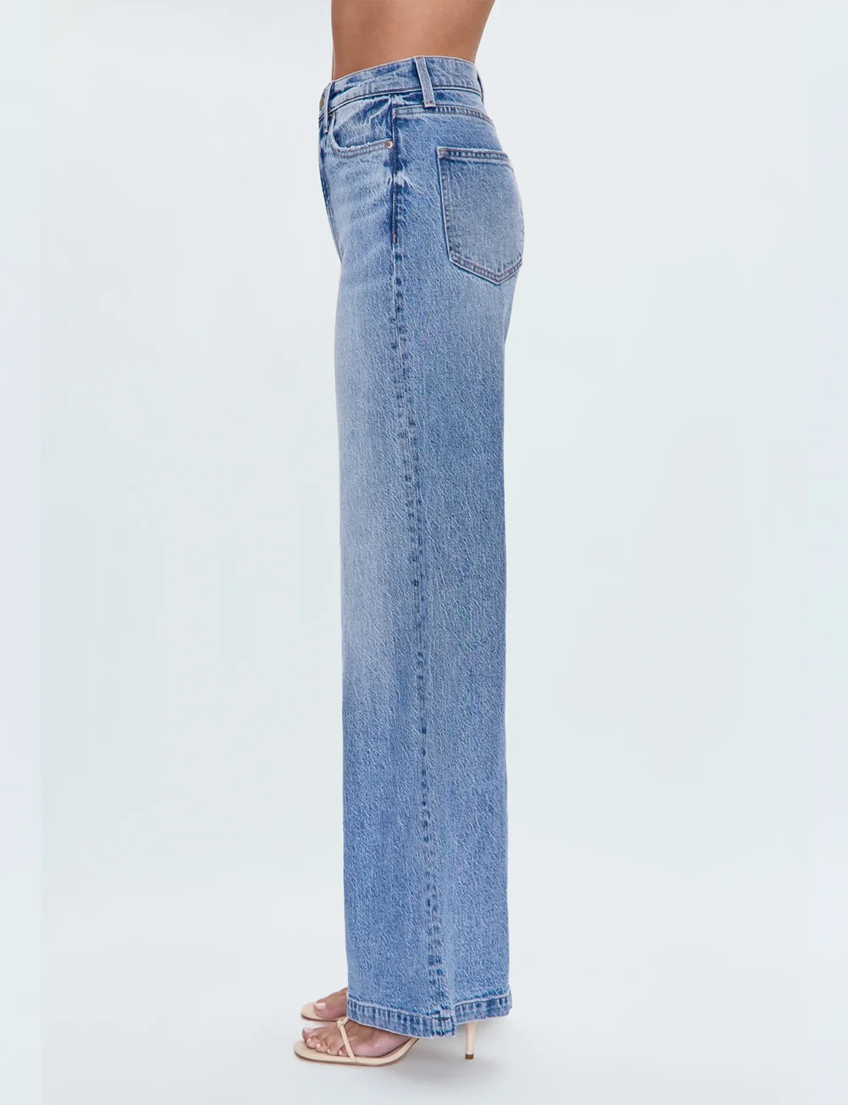 Lana Pantalon Largeur Ultra Évasée Haute Taille, Break Clothing_pistola