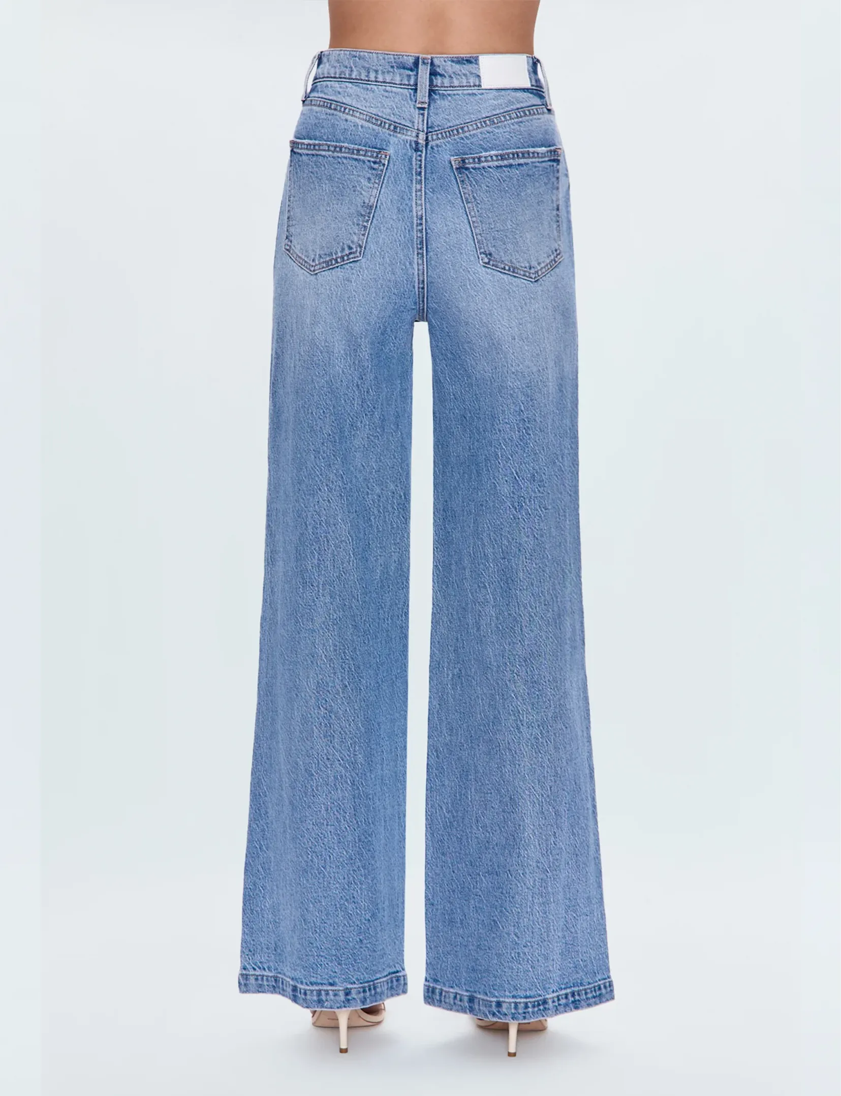 Lana Pantalon Largeur Ultra Évasée Haute Taille, Break Clothing_pistola
