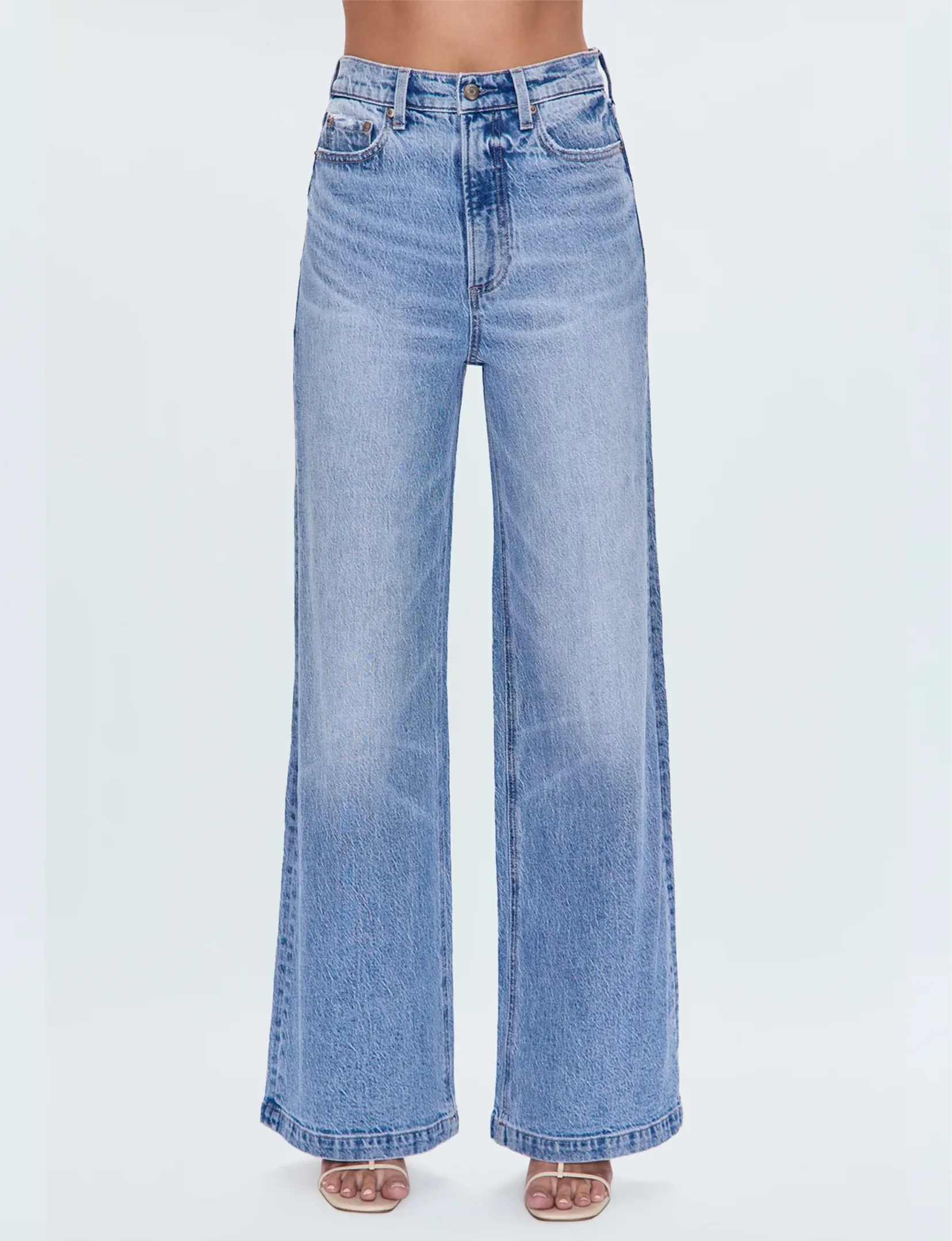 Lana Pantalon Largeur Ultra Évasée Haute Taille, Break Clothing_pistola