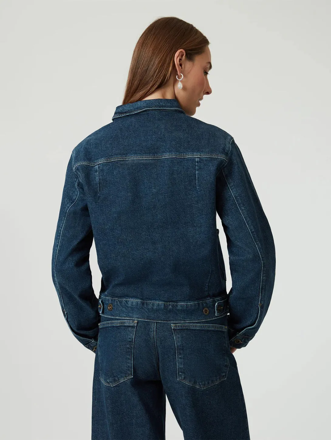 Veste en denim Laurel - Denim bleu foncé Mavi Clothing