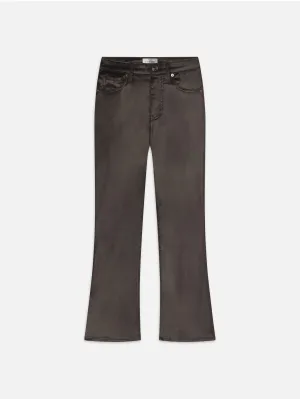 Le Crop Mini Boot Velvet -- Velours Comète