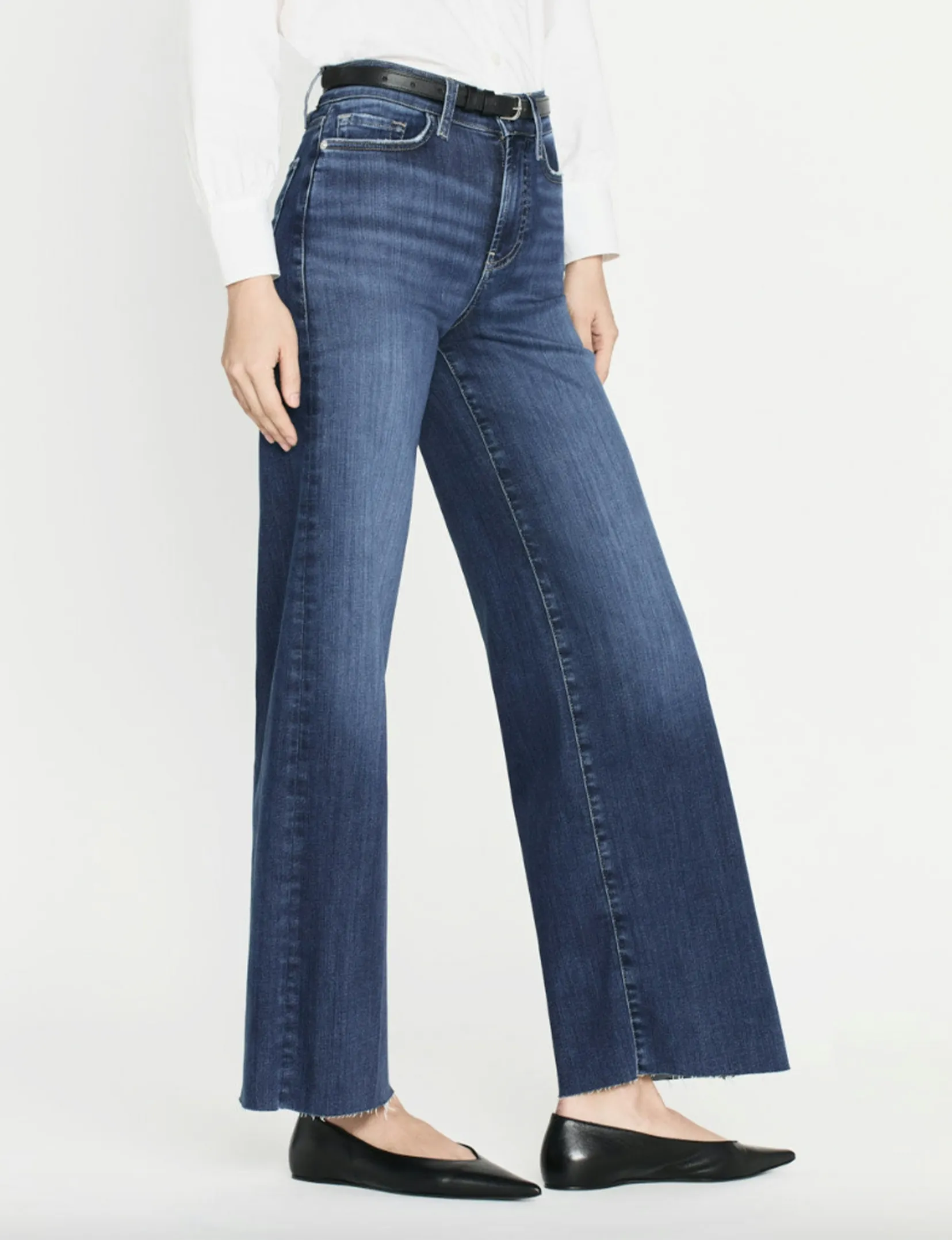 Le Slim Palazzo Raw Effiloché, Cadre Vestimentaire Lupine