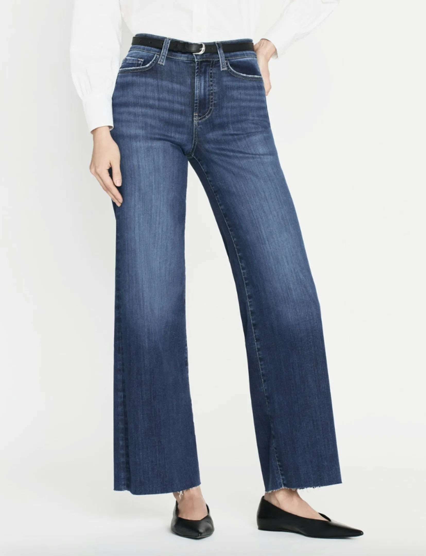 Le Slim Palazzo Raw Effiloché, Cadre Vestimentaire Lupine