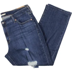 Levi Strauss & Co. Jeans Boyfriend Effilés à Taille Moyenne pour Femmes Plus