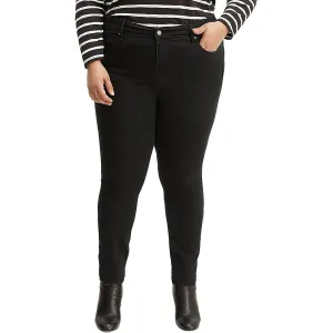 Levi's Womens Plus 751 High Rise Slim Skinny Jeans