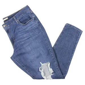 Levi's Femmes Plus Jeans Skinny Délavés à Taille Haute