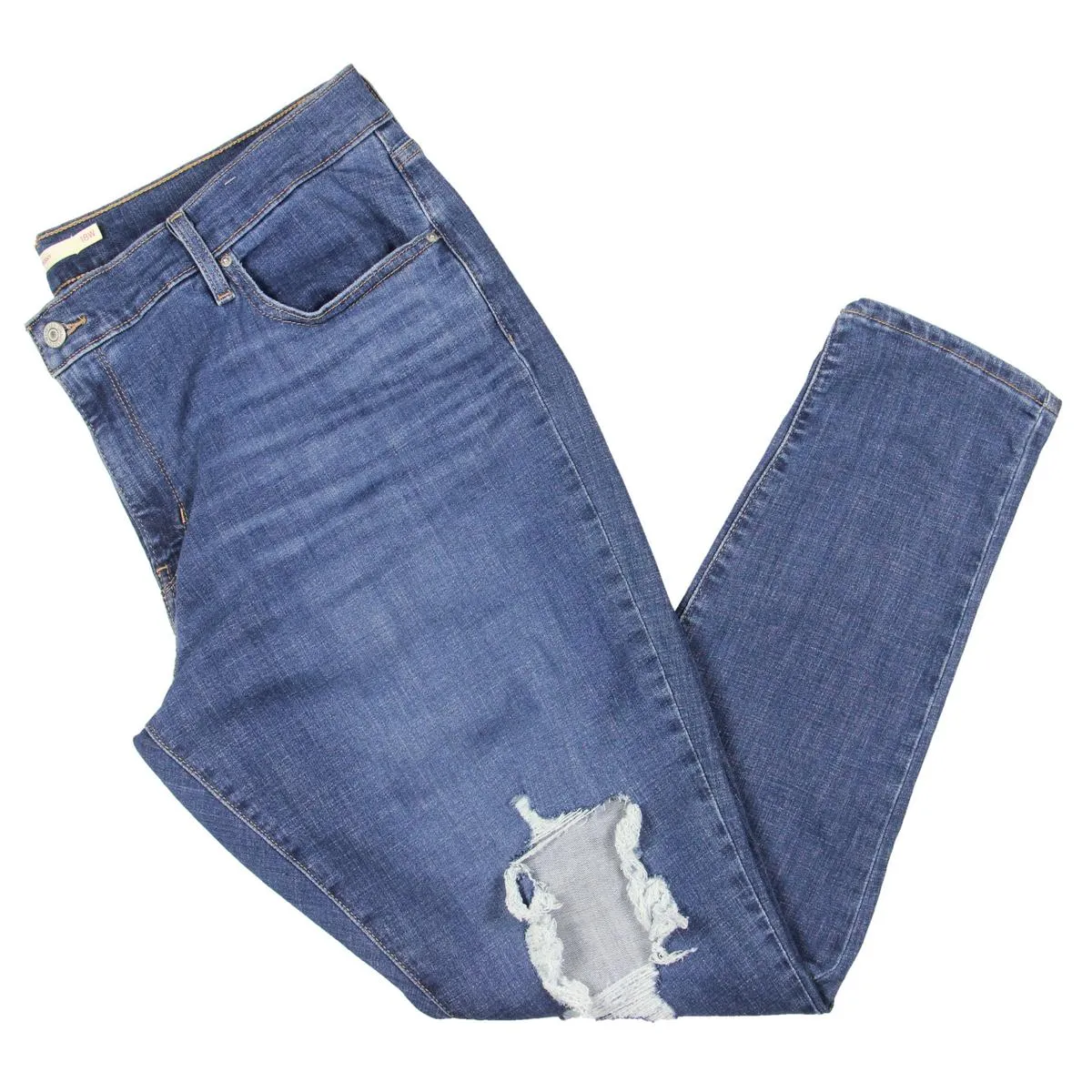 Levi's Femmes Plus Jeans Skinny Délavés à Taille Haute