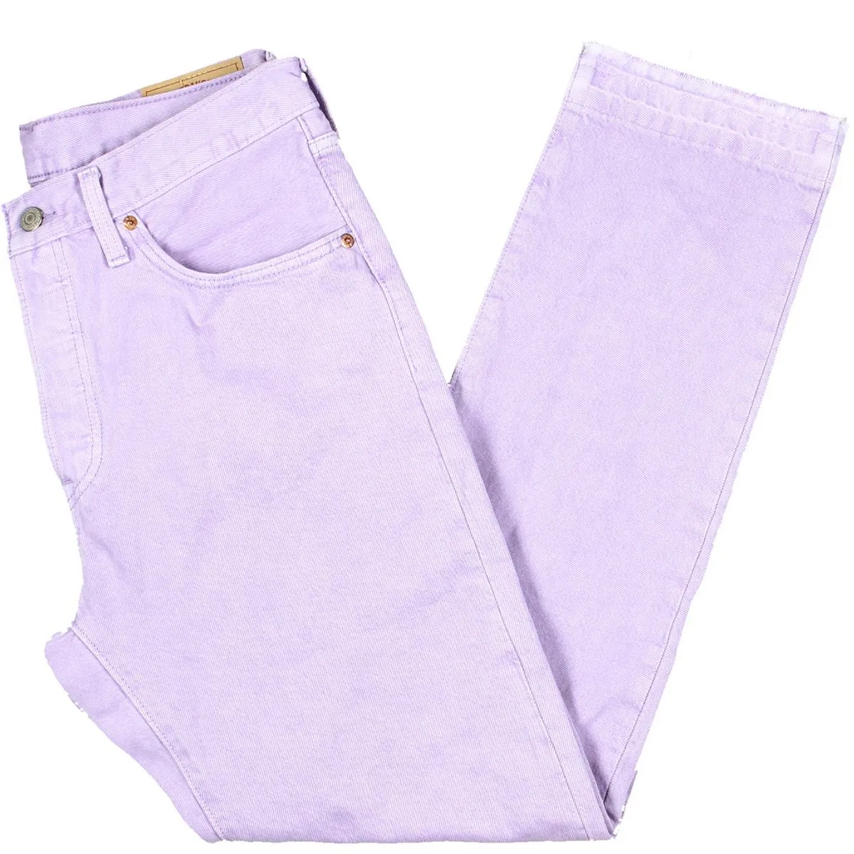 Levi's Jeans Femme à Poches et Boutons Coupe Droite