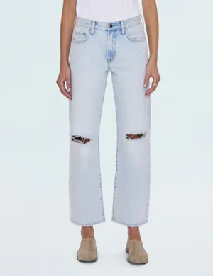 Lexi Relaxed Straight Jeans, Vêtements Solstice Effilochés_pistola