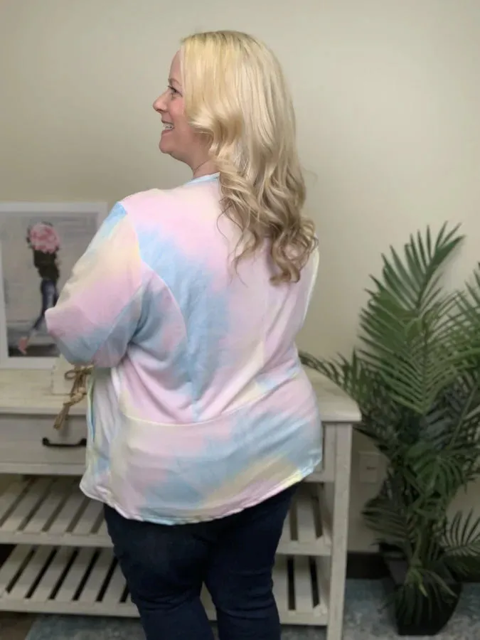 Veste légère pour femmes Llama Mmama en technique tie-dye *Vente finale*