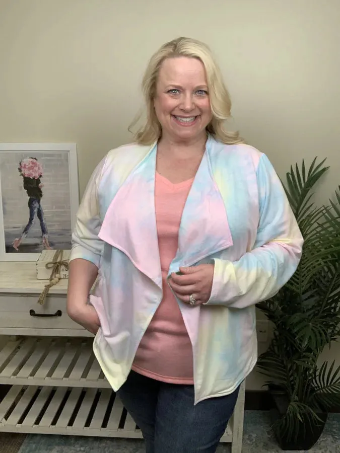 Veste légère pour femmes Llama Mmama en technique tie-dye *Vente finale*