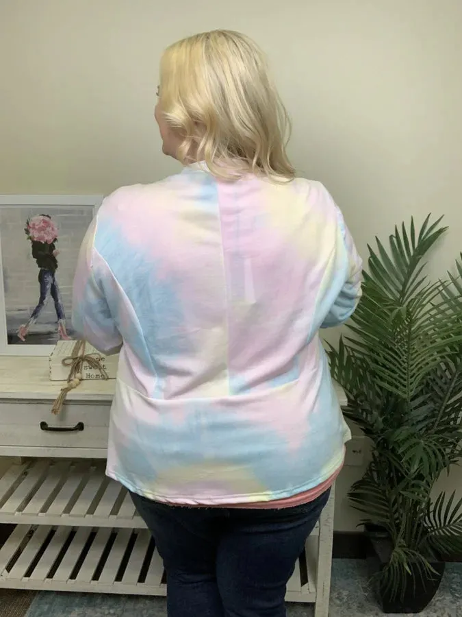 Veste légère pour femmes Llama Mmama en technique tie-dye *Vente finale*