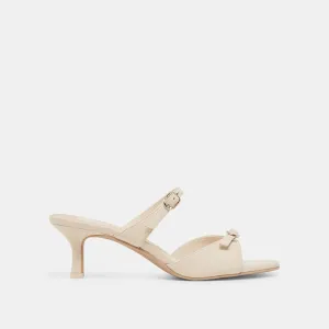 LORALI TALONS CUIR CRÈME