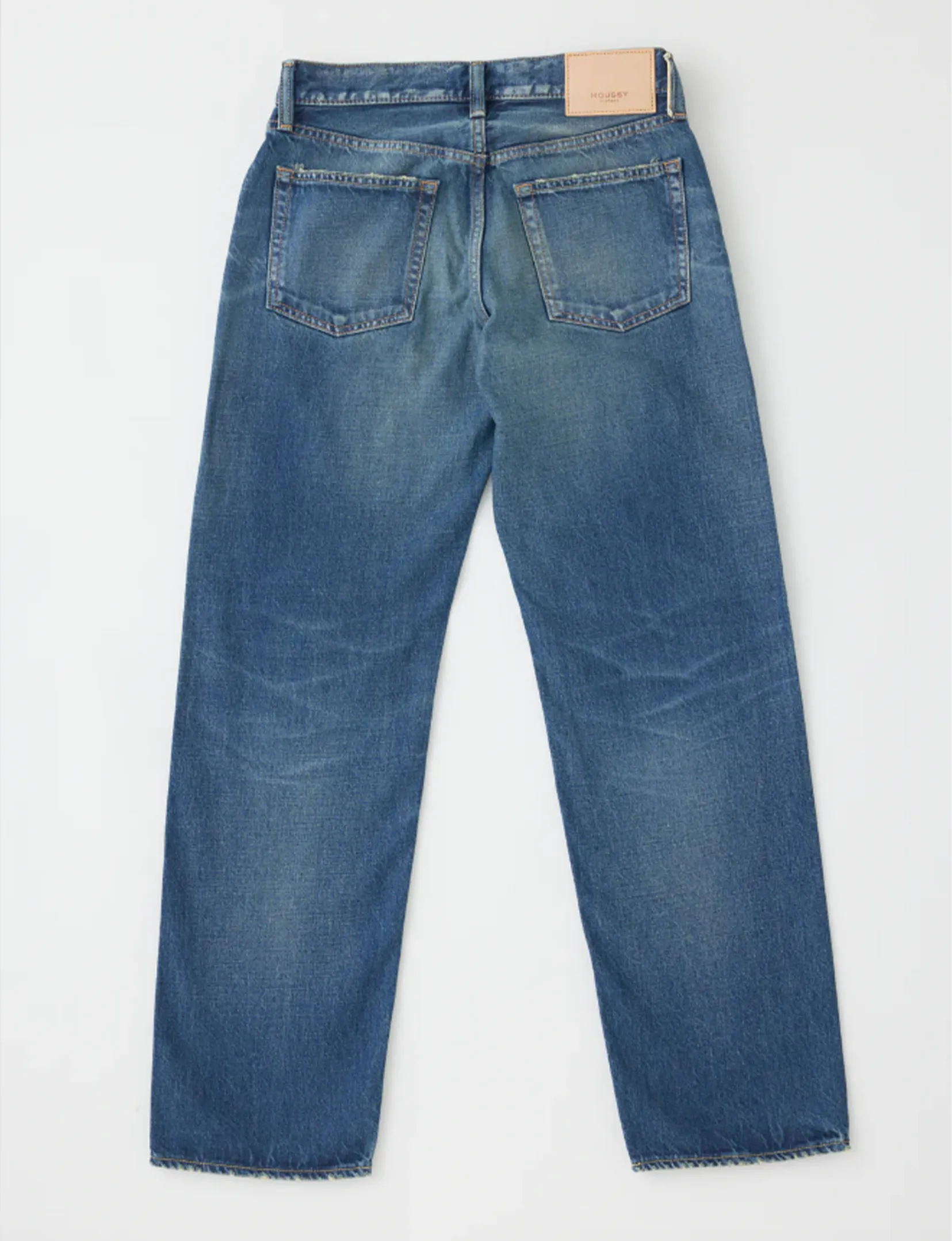 Pantalon droit Minneola à taille basse, bleu foncé - moussy
