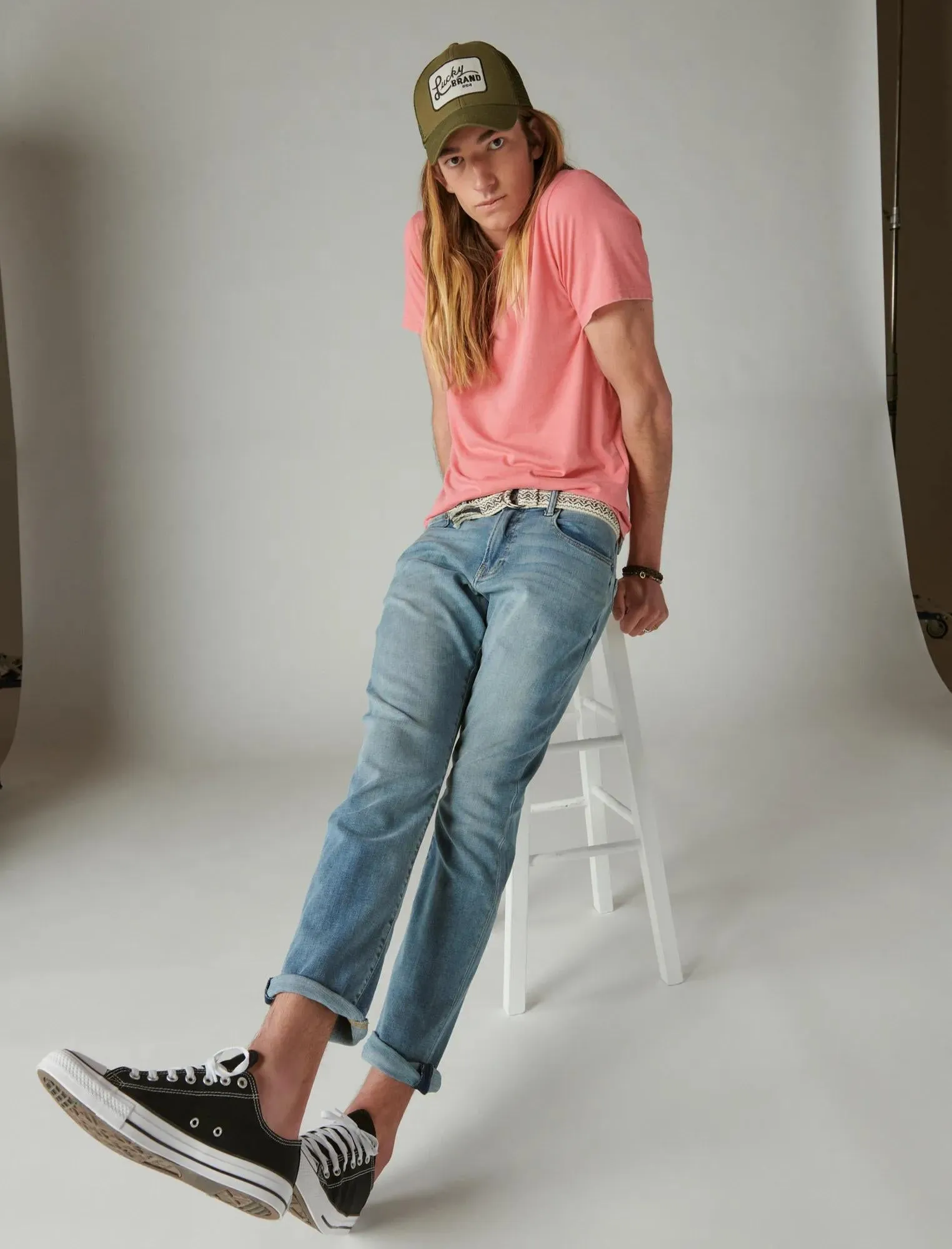 Jean Slim Athlétique Coolmax Élastique 412 pour Homme Lucky Brand