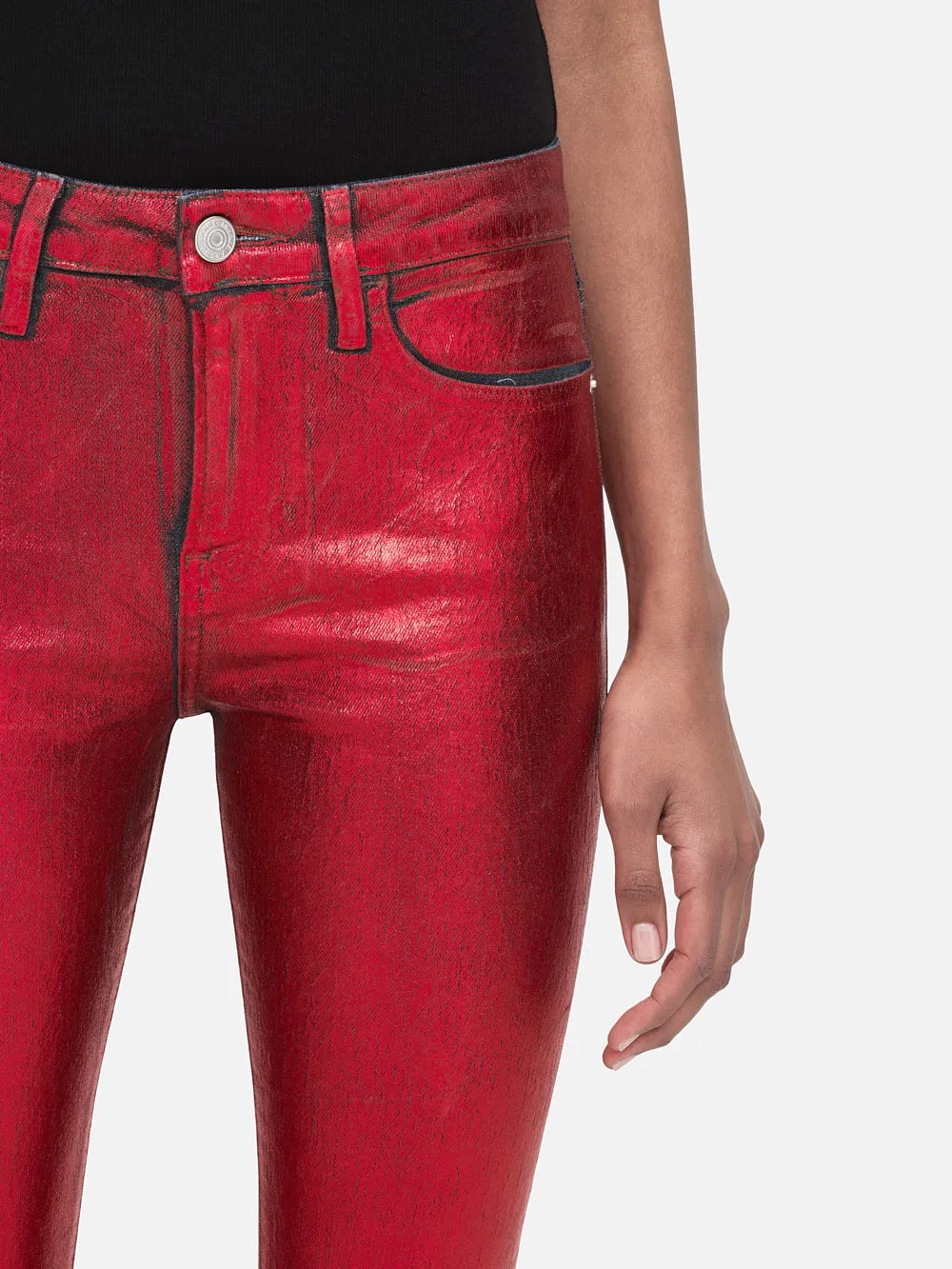 Bottines mini Lunar New Year -- Chrome rouge