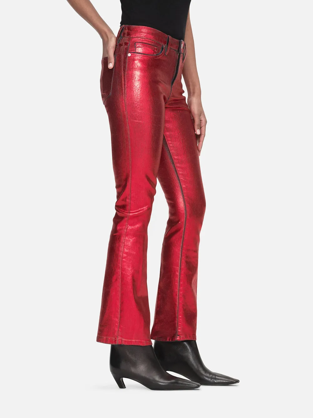 Bottines mini Lunar New Year -- Chrome rouge