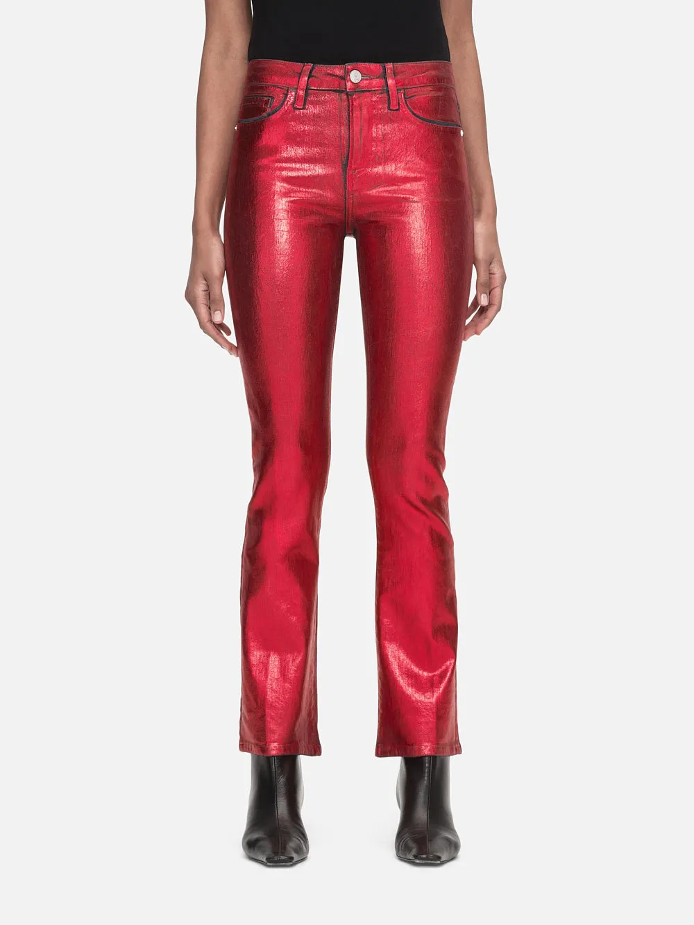 Bottines mini Lunar New Year -- Chrome rouge