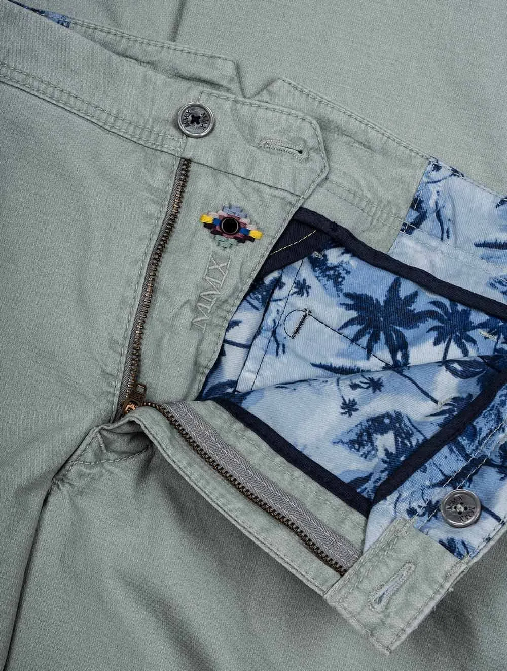 Lupus | Pantalon délavé par le soleil Menthe