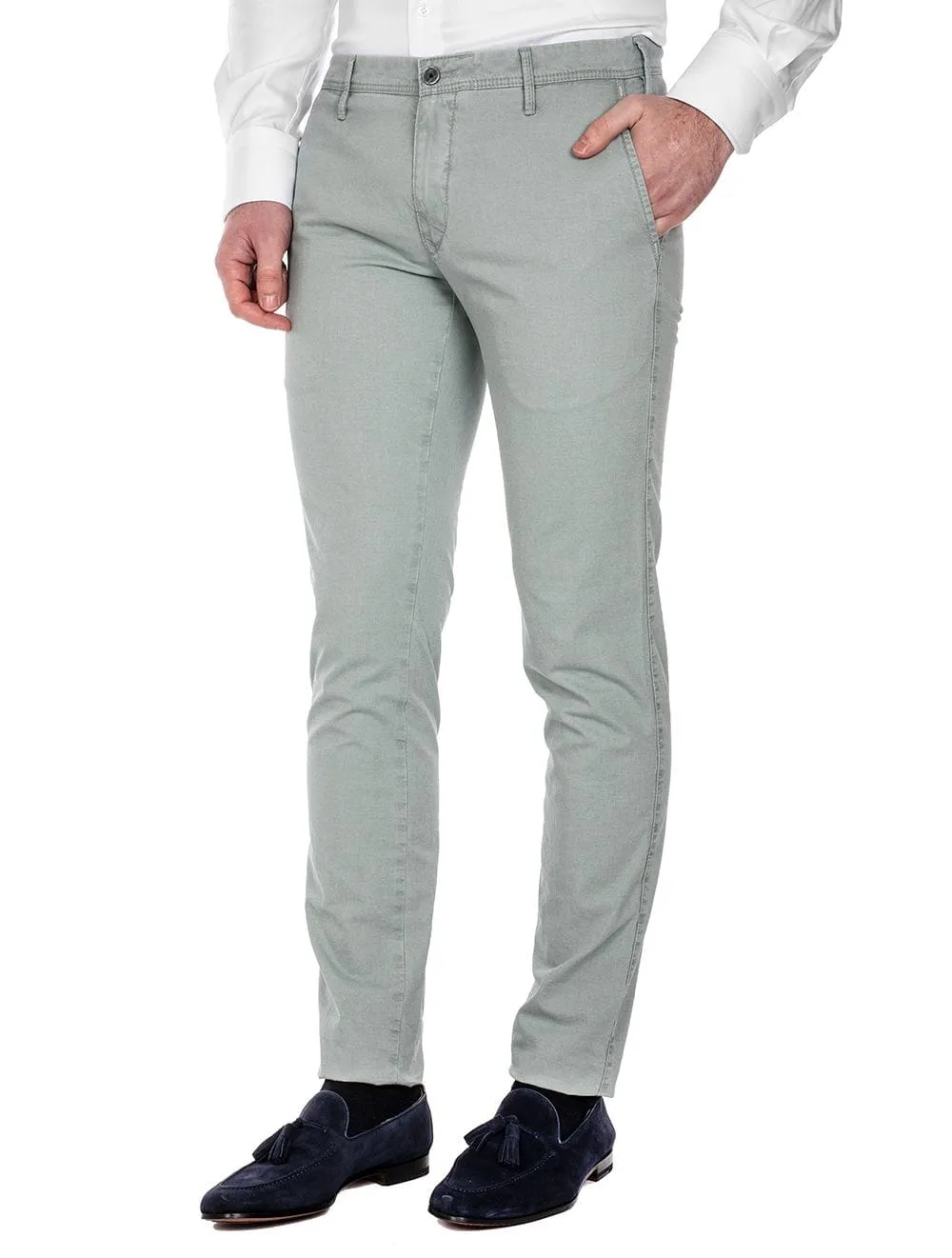 Lupus | Pantalon délavé par le soleil Menthe