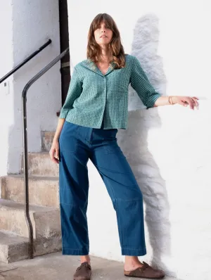 Pantalon en Coton pour Femmes Margate | Denim Texturé