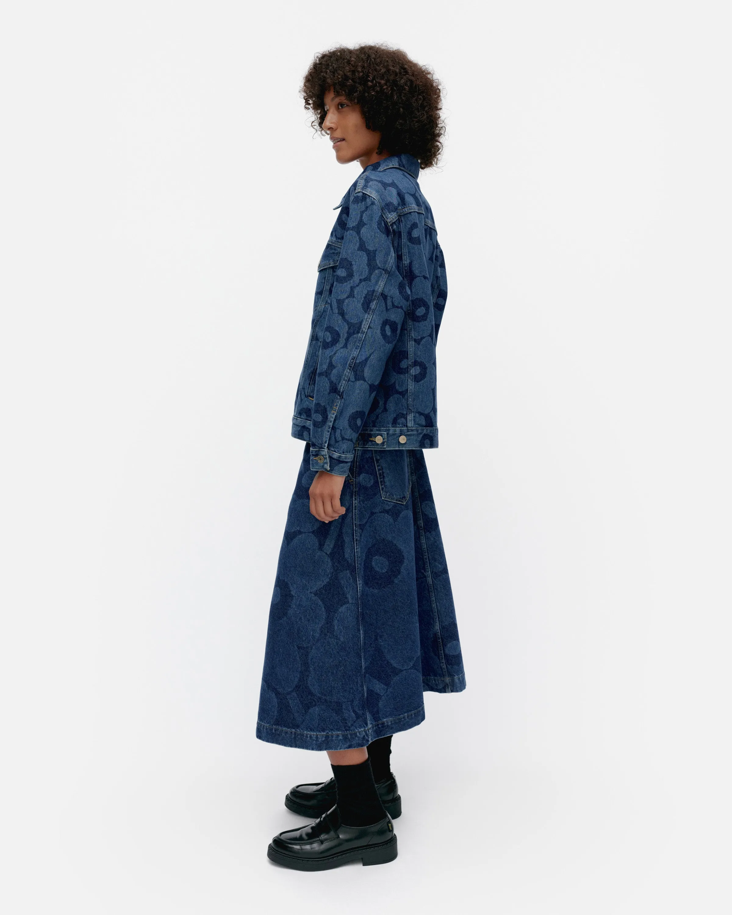 Veste en jean Maridenim Murros Unikko 68cm Vêtements_Marimekko