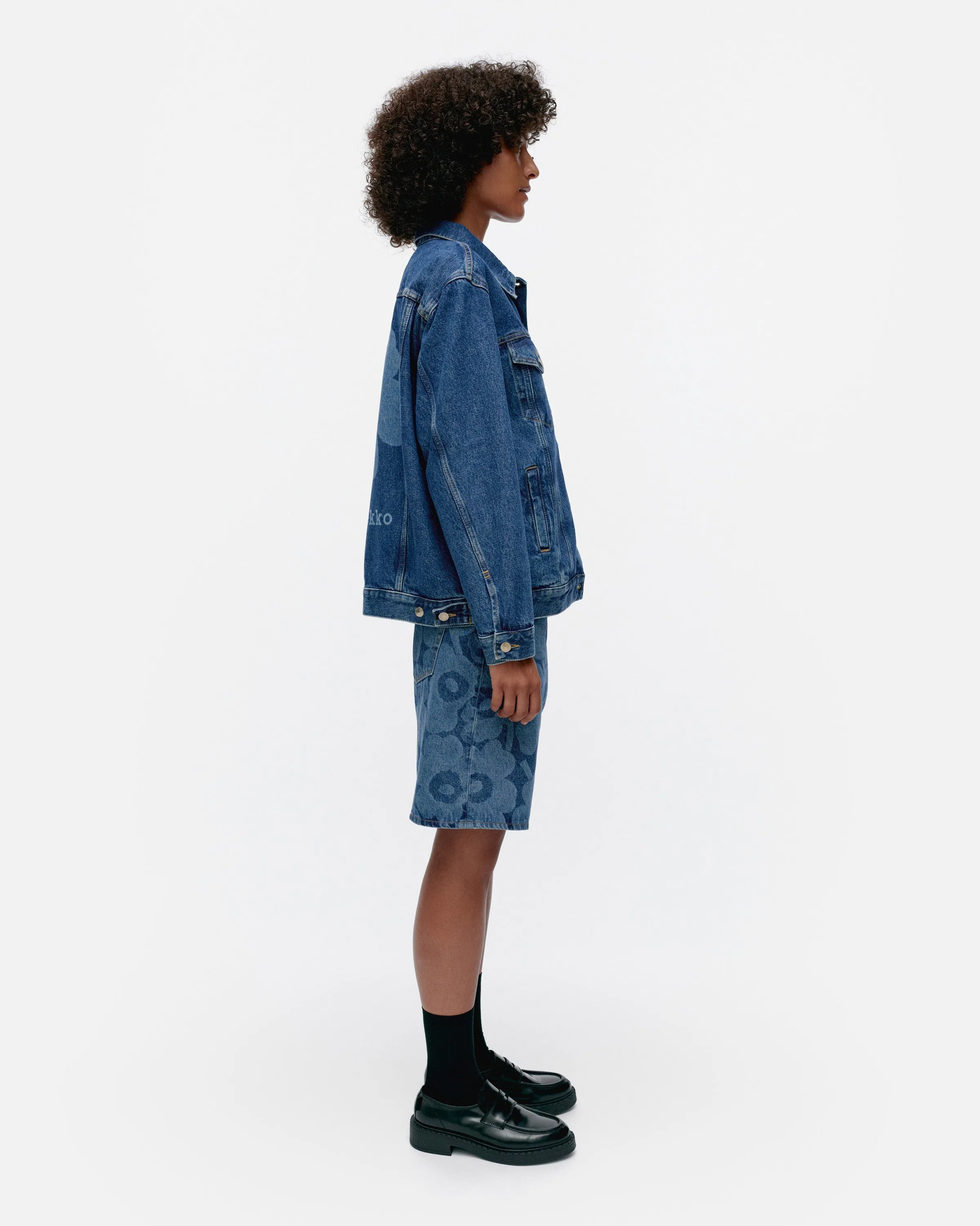 Veste en denim Maridenim Murros Unikko Plcmt - Marimekko