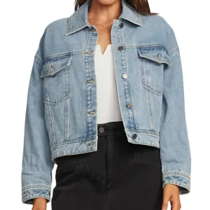 Veste Marin en Jean Stonewash