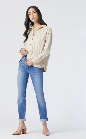 MAVI KATHLEEN HAUT SLIM BOYFRIEND - Vêtements Mavi