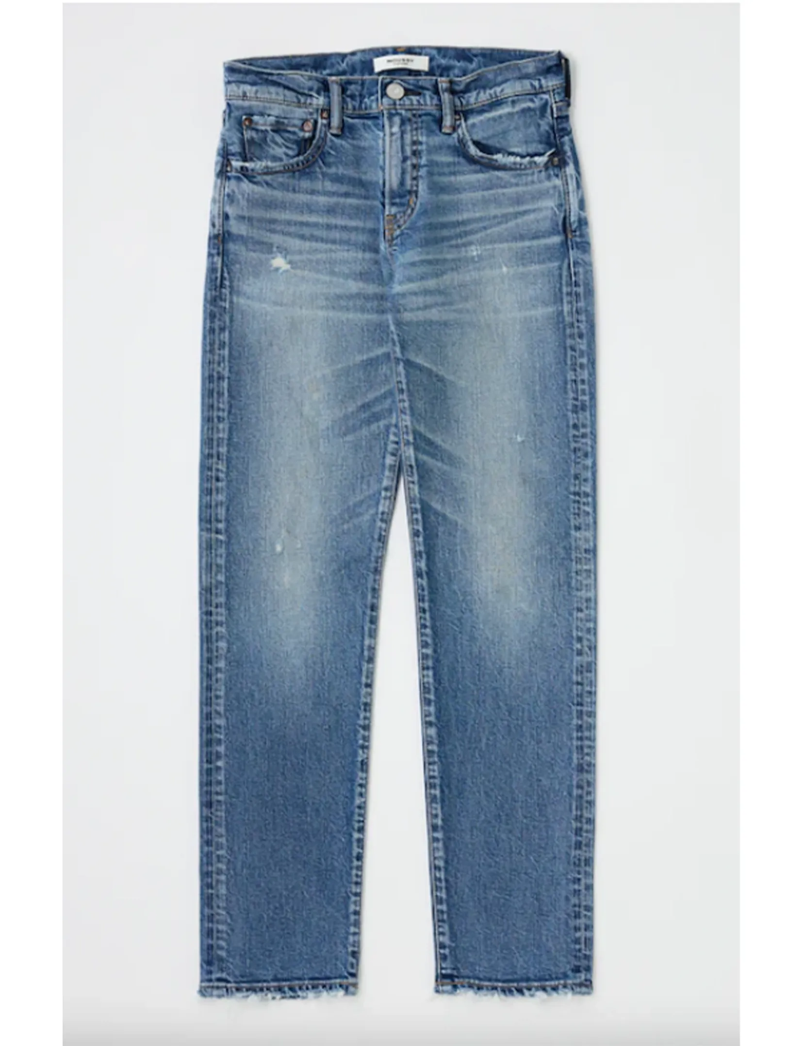 Melrose Slim Straight, Bleu Foncé Vêtements_moussy